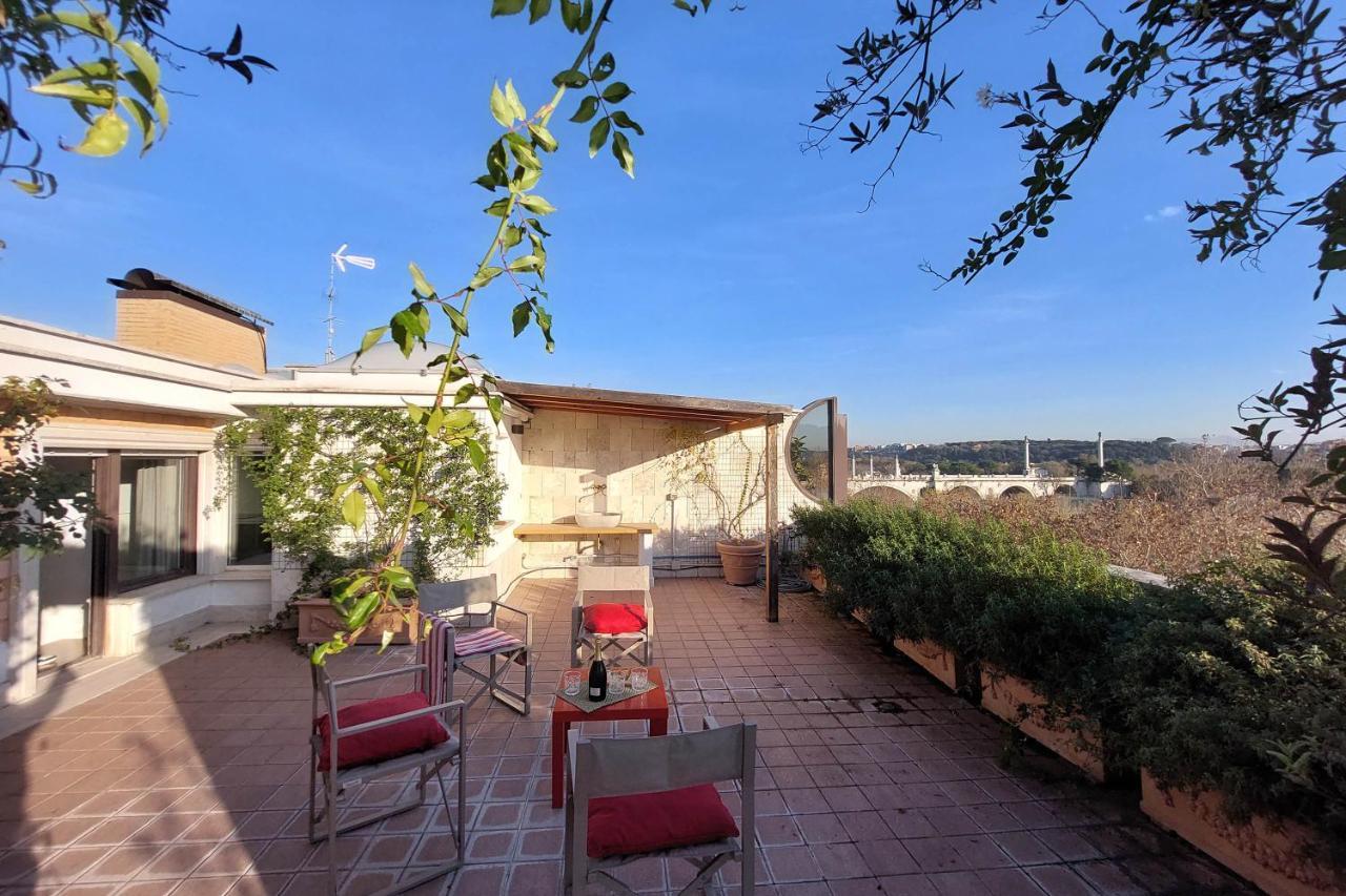 Апартаменти Beautiful Loft In Ponte Milvio With Terrace Рим Екстер'єр фото