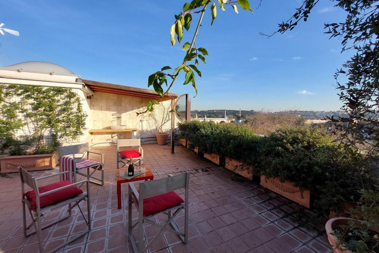 Апартаменти Beautiful Loft In Ponte Milvio With Terrace Рим Екстер'єр фото