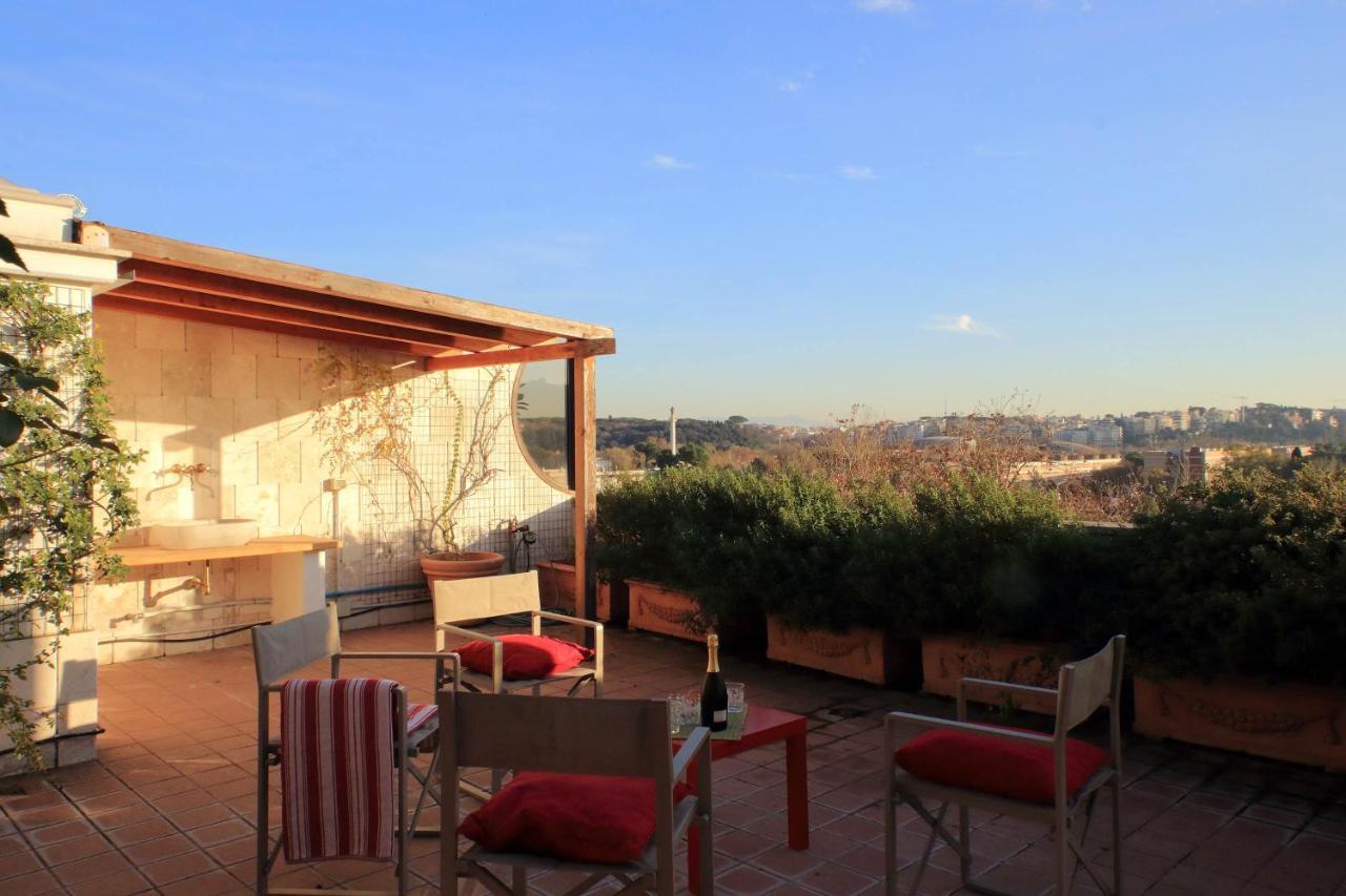 Апартаменти Beautiful Loft In Ponte Milvio With Terrace Рим Екстер'єр фото